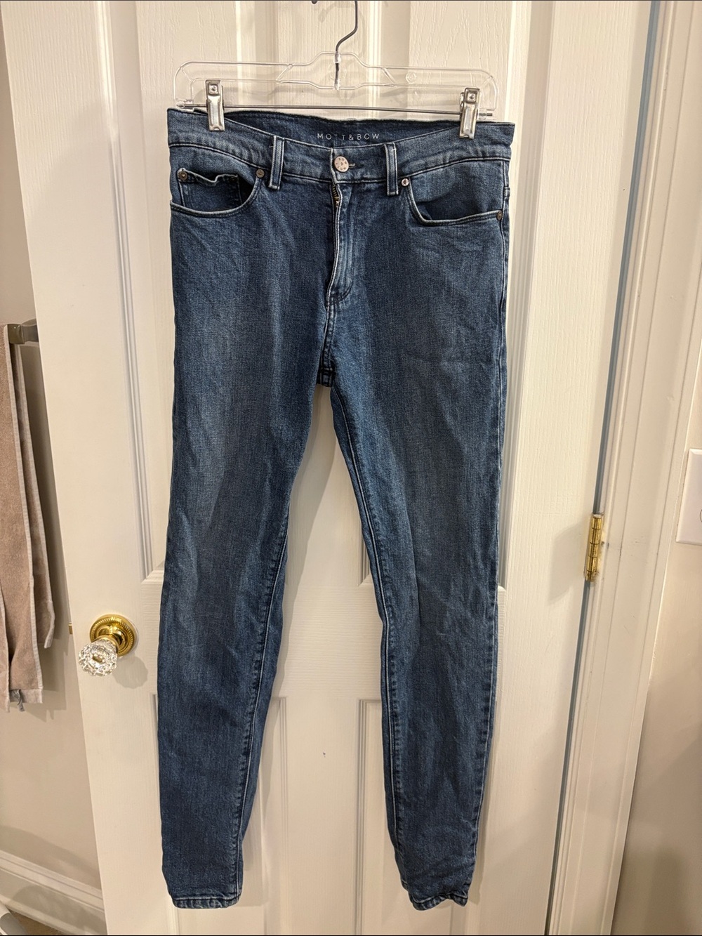 Moss & Bow Indigo Blue Slim Jeans